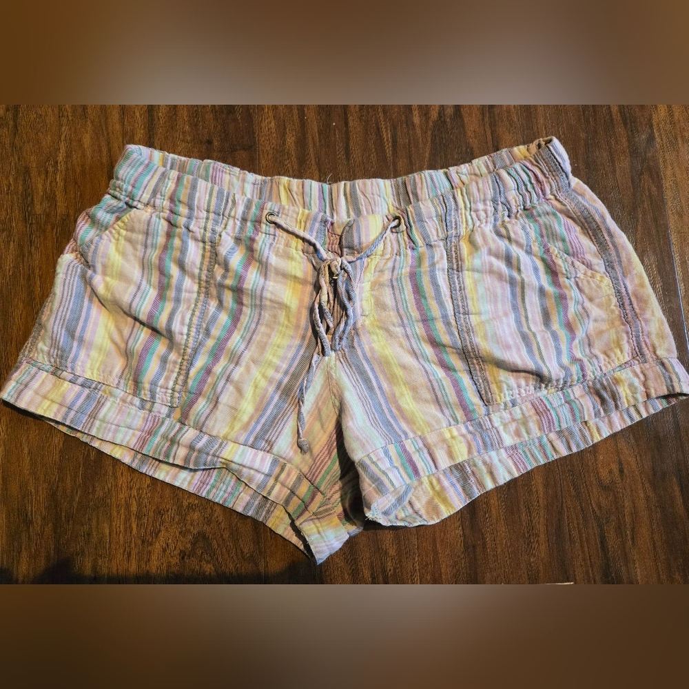 Striped Multicolor Women's Shorts